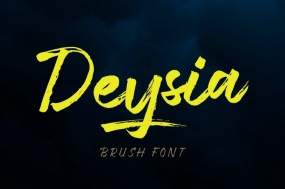 Deysia Brush字体